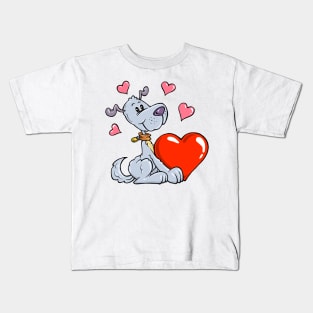 Dog in love Kids T-Shirt